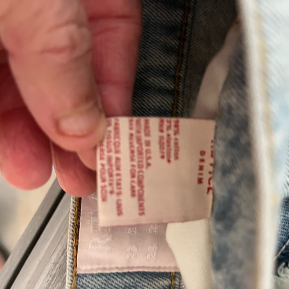 Revise button fly blue jeans - Picture 6 of 11